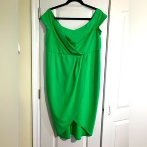 ASOS Curve: Off the shoulder bombshell dress